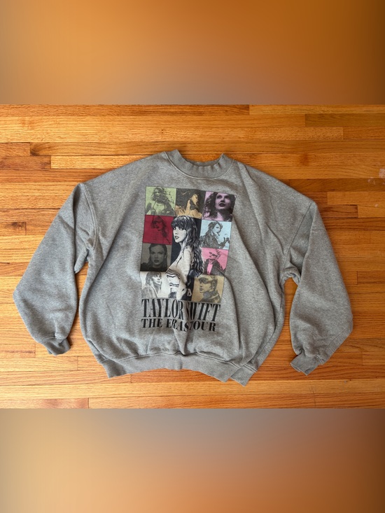 Taylor Swift Tops - Taylor Swift Official Gray Eras Tour Crewneck
